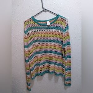 ady P Crocheted Sweater